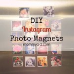 DIY Instagram photo magnets