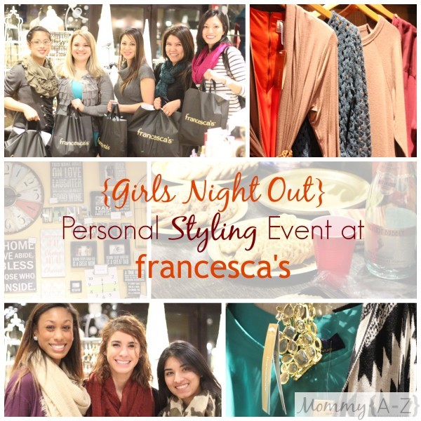 Francesca's, private party, girls night out idea