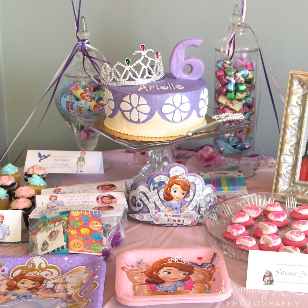 Sofia the First Birthday Sweet Table