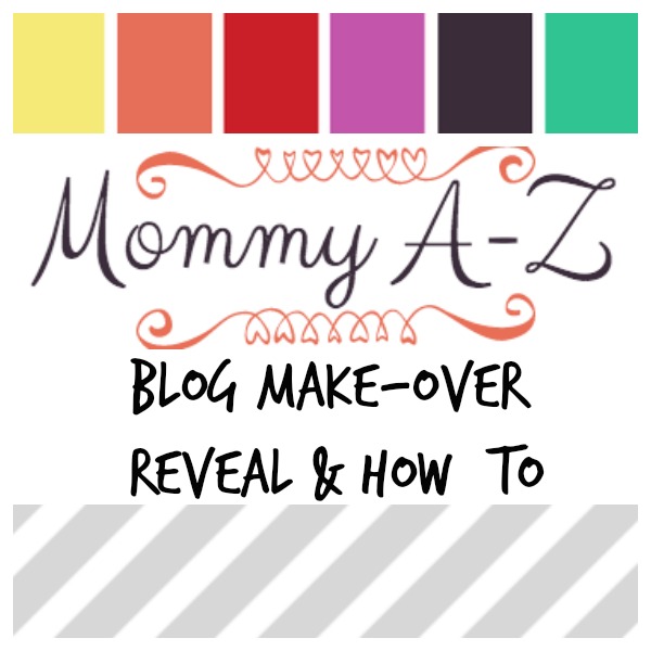Weekend Blog Make-over Reveal and How-To