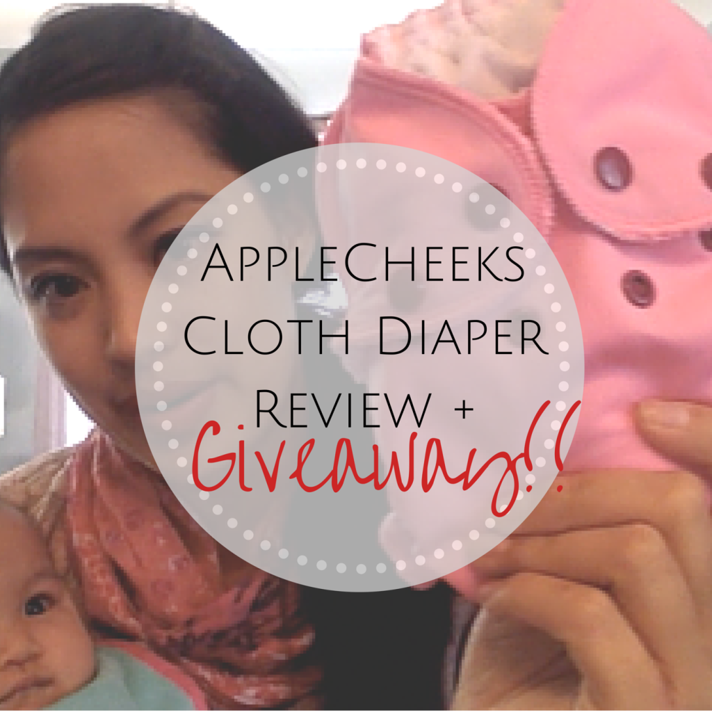 AppleCheeks Cloth Diaper Review and Giveaway